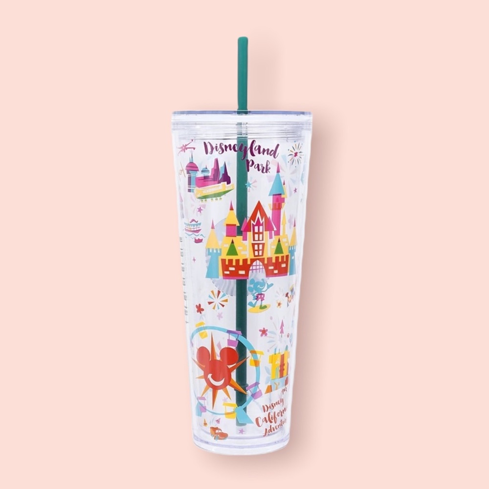 Disneyland Starbucks Tumbler with Straw